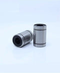 5 Pack Linear Bearings Set LM12UU LM13UU LM16UU LM20UU ABEC-1 High Precision Ball Bearings For CNC Linear Guides 12mm 13mm 16mm 20mm, Pro Grade, DIY Friendly, CNC Ready For Smooth Motion, two metal linear bearings