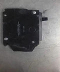 Top Shelf Three Pole Thermal Magnetic Circuit Breaker Rated At One Hundred Amps And Two Forty Vac With Terminal Lugs and detailed side view.