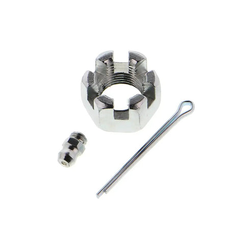 Mercury Cougar Front Lower Ball Joint Suspension Kit For Classic Muscle Cars Heavy Duty Replacement For 1977 1978 1979 V8 Models Easy Install And Reliable Ride For Restorations. Chrome ball joint with cotter pin and grease fitting