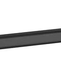 Modern Angular Concealed-Screw ADA Compliant Decorative Grab Bar For Bathrooms 24 Inch By 1.25 Inch Matte Black Finish