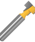 Pro Level Three Piece T Slot Router Bit Set With Eight Millimeter Shank Heavy Duty Keyhole Milling Cutter in HSS steel