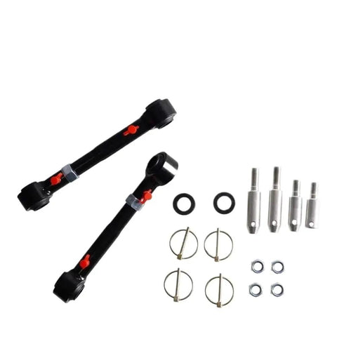 Front Sway Bar Disconnects For Jeep JK JKS 2 Door And 4 Door 2007 2018 Adjustable Quick Disconnect Links For 2.5 To 6 Inch Lift