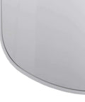 Close-up of F40 Window Replacement For Safety Face Shield Mask With ANSI Z87.1 Propionate Clear Tint Unbound Universal Pin Mount