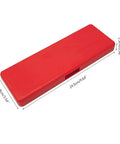 Red storage box for Digital Disc Brake Rotor Caliper with Large LCD Screen, dimensions 24.5cm x 9cm x 2.5cm.