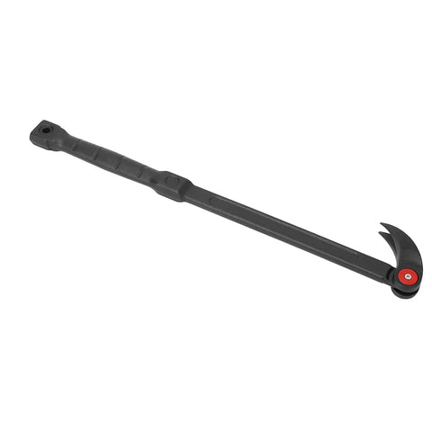 Heavy Duty Extendable Tire Pry Bar with ergonomic grip, steel puller design for smooth rim safe tire change.