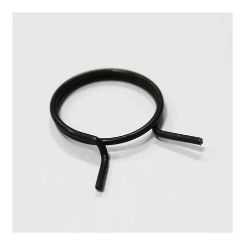 Close-up of 5 Pack Torsion Return Springs for Door Handles, 1.5mm Wire, 21mm Inner Diameter, 24mm Outer Diameter, 10mm Foot Length