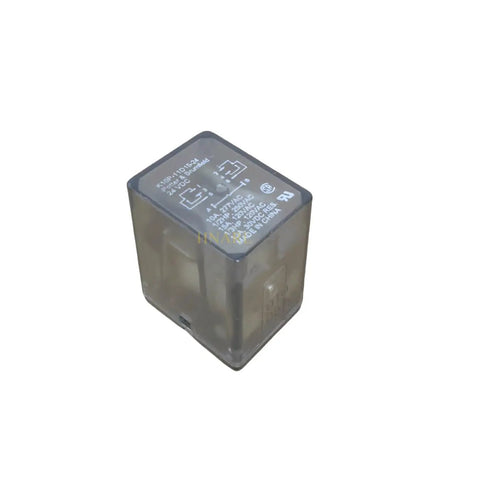 Beefy K10P-11D15-24 General Purpose DPDT Relay With Socket Mount 24 VDC Coil, angled view