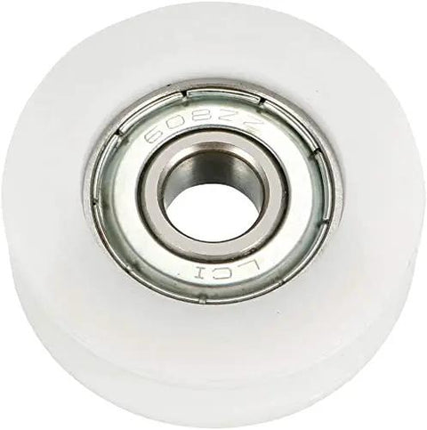 Smooth As Butter 2Pcs Guide Bearing Pulleys For Linear Motion Rails Heavy Duty nylon roller wheel with 8mm bore and metal inner ring.