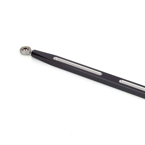 Black Shift Linkage Gear Shifter Lever For Indian Scout 2015 2024 Bobber Sixty Motorcycle 2 hole slotted design close-up