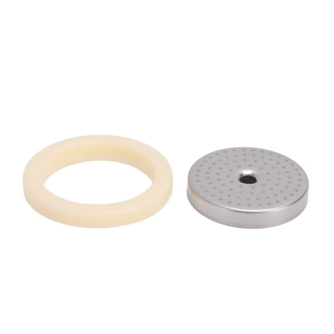 54mm Espresso Machine Shower Screen And Gasket Set For BES450 BES500 Top Notch Food Grade 304 Stainless Steel Dispersion Screen Silicone Seal Easy Replacement And Clean Brew Part, gasket and shower screen