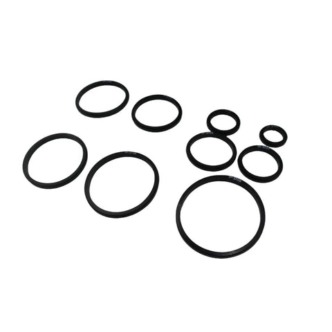 D Ring Kit for CAT Excavator Hydraulics That Replaces 2701535 and 4C4784 SAE J2643 Buna N 90 Duro NBR Seals Pack 80pc Oil Resistant Hose Fitting Seals Built for Tough Cat Work, black Buna-N seals set