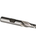 High Speed Steel End Mill Set With 3/8 Inch Shank Includes 1/4, 3/8, And 1/2 Inch 2 Flute Square End Mills For Slotting Plunging