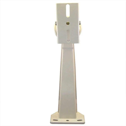 Two In One Heavy Duty Aluminum Outdoor CCTV Housing Box with 360 Degree Rotating Bracket Front View