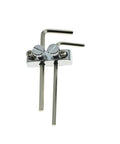 Guitar Headstock Mounted Allen Key Wrench Holder Kit for Tremolo and Bass, includes 2.5mm and 3mm Allen keys mounted in metal holder.
