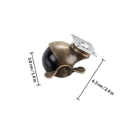 Built Different Vintage Brass Plate Casters For Furniture With Locking Brakes Swivel Rollers Four Pack showing individual caster dimensions.