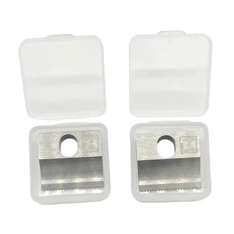 Replacement Cutting Knife Blade For BXT3-16 And BXT3-13 Battery Powered Plastic Strapping Tool Dual Model Compatible 1821.209.037 Beefy Performance And Easy Swapping Industrial Grade, blade in case