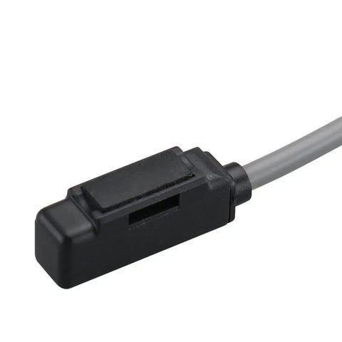 Close-up of Two Pack Magnetic Reed Switch Proximity Sensor For Pneumatic Cylinders CS1 M Normally Open DC 10 30V 200mA 10mm Sensing Distance Easy Install Lightweight 56g Each.