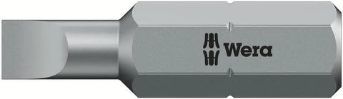 Close-up of a single tough viscous bit from Universal 3 Bit Set 61 Piece With Magnetic Holder And Textile Box, stainless steel sleeve.