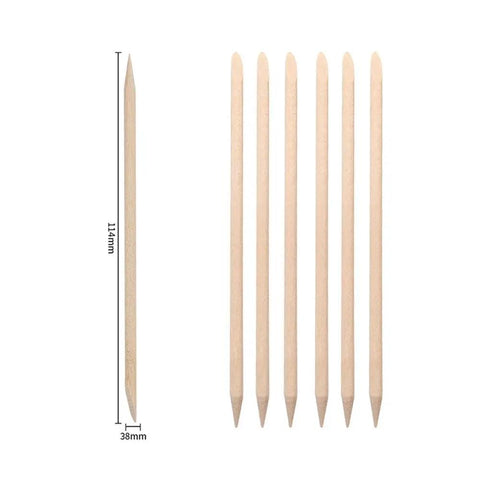 Watch Cleaning Putty Kit With Wood Sticks And Adhesive Tack for Tiny Gears, showing 114mm wooden sticks for precision cleaning.