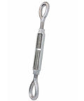 Rock Solid T316 Stainless Steel Eye Eye Turnbuckle Measuring One Point Five By Twelve Inches with dual loops for rigging tasks.