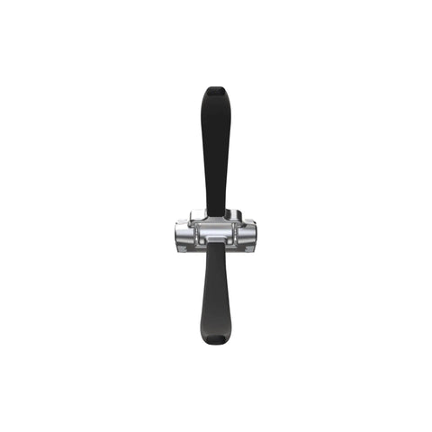 Top view of Heavy Duty Forged Seaming Tongs With Cushioned Grips, Nine And A Half Inch Length, Three Inch Jaw, Comfortable Handle