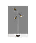 Alden Tree Lamp With Antique Bronze Finish And Brass Accents For That Old School Vibe Adjustable Shades On Decorative Joints