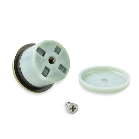 Embedded Retractable Spring Cabinet Knobs Set Zinc Alloy Hidden Drawer Pulls 4 Pack Brushed Finish For Cabinets Drawers Kitchen