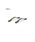 10 Pieces 65x10mm European Style Antique Bronze Mini Cabinet Handles Drawer Pulls For Cabinets Dressers Jewelry Boxes