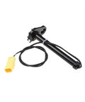 Heavy Duty 2Pcs Active Hydraulic Bonnet Hood Actuator 2228870010, black actuator with wiring for Mercedes fitment.