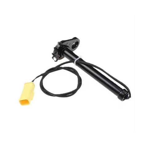 Heavy Duty 2Pcs Active Hydraulic Bonnet Hood Actuator 2228870010, black actuator with wiring for Mercedes fitment.