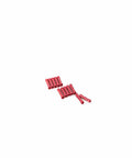 Red wire connectors included in Pontiac Vibe 2003 To 2008 Stereo Installation Bundle With Dash Kit Wire Harness And Antenna Adapter For Double Din Or Single Din Radios 4 Item Set Ride Ready For Easy Install And Reliable Fit