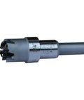 Heavy Duty 3 4 Inch Carbide Hole Cutter Rips Through Metal Sheets Like Hot Butter Cuts Crisp Holes In Stainless Steel Iron Copper Brass Up To 3 16 Thick Shop Grade Power Tool Bit shown from the side.