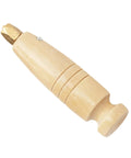 Heavy Duty Two Piece Leather Awl Handle Replacement Set For Handmade Crafts Featuring An Ergonomic Grip, wooden handle.