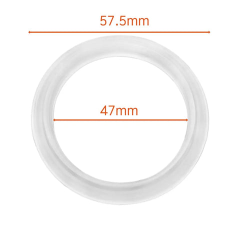 Two Pack Silicone Steam Ring For Espresso Machines Simple To Install Group Head Seal Gasket For EC680 EC685 EC820 EC850 White