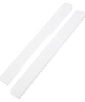 2 Pack White Plastic Drawer Slides For Kitchen Cabinets And Drawers, Plug And Play Easy Install, Heavy Duty, Smooth Glide Tracks