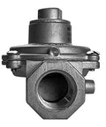 Premium Gas Pressure Regulator for Natural Gas and Propane, One Half In NPT In Out, Inlet One Half PSI by GASLAND, front view image.