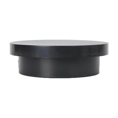 Cool Electric Turntable Display That Spins Your Goods 360 for photo shoots, featuring a sleek black base unit.
