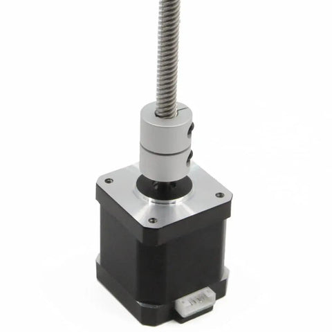 Two Pack Shaft Coupling Six Point Three Five To Eight Millimeter Aluminum Alloy Rigid Coupler Twenty Five Millimeter Length Twenty Millimeter Diameter For Stepper Motor Ideal For 3D Printers CNC Machines And DIY Projects on stepper motor shaft