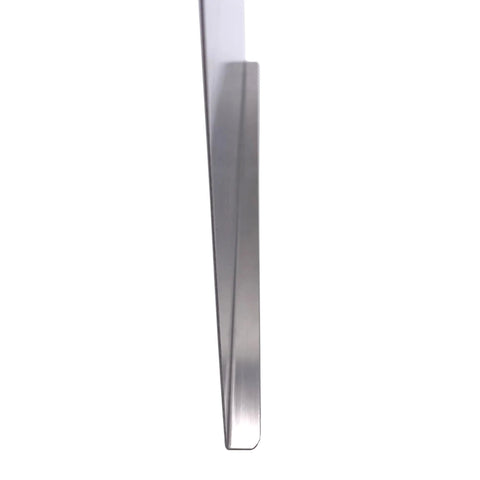 Side view of 0.15 cm thick Stainless Steel Kitchen Cutting Board Big Size 50 By 40 Cm For Meat Fruits Veggies Bread And Baking Heavy Duty