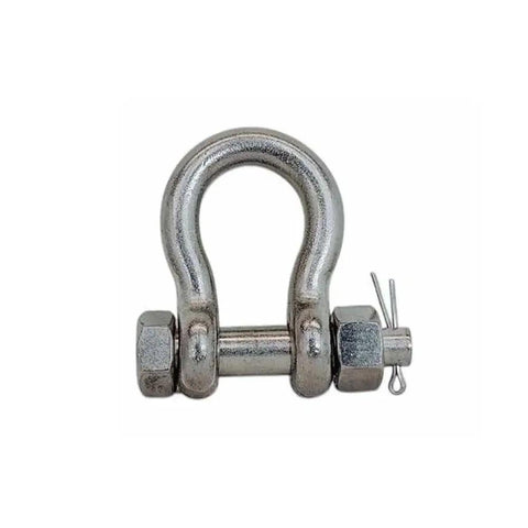 Tough As Nails Marine Grade T316 Stainless Steel Drop Forged Anchor Shackle With Bolt Pin For Heavy Duty Boat Rigging Lifting And Dockside Mooring Setup 5/16 Inch