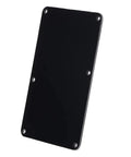 Electric Guitar Back Plate Cover With 6 Hole Plastic Cavity Backplate Closed Style Replacement Tremolo Cover For Repair Refits And Hardware Restore Black
