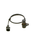 Original Equipment Crankshaft Position Sensor For Precise Engine Timing Beefed Up For Reliable Starting And Smooth Performance OEM Replacement Model 0261210159, black wired sensor