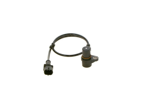 Original Equipment Crankshaft Position Sensor For Precise Engine Timing Beefed Up For Reliable Starting And Smooth Performance OEM Replacement Model 0261210159, black wired sensor