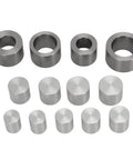 Coin Jewelry Making DIY Self Centering Hole Punch Kit For Metal And Leather Crafting Wrap Style Die Set With Four Punch Dies