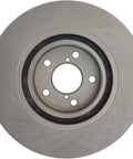 Centric C-Tek front brake rotor; gray metal disc with central hub