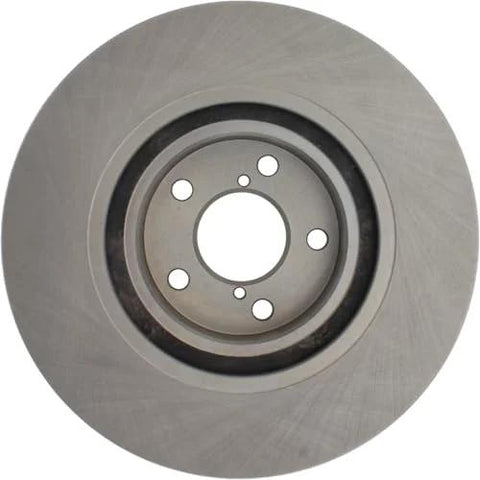 Centric C-Tek front brake rotor; gray metal disc with central hub