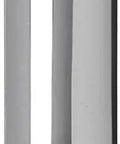 Radiator Chrome Effect Pipe Sleeves 15mm X 202mm Pack Of 6, silver finish sleeve detail for heating upgrades.