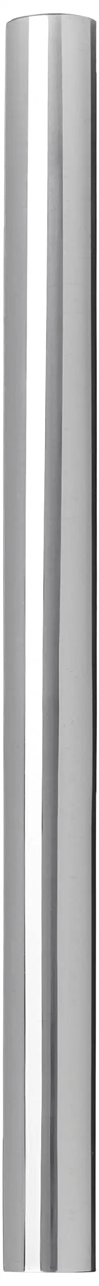 Radiator Chrome Effect Pipe Sleeves 15mm X 202mm Pack Of 6, silver finish sleeve detail for heating upgrades.
