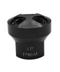 Aluminum Round Pneumatic Manifold 3 Way Adapter with Half Inch Inlet NPT and Three One Quarter Inch NPT Outlets High Flow