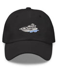 Yacht Cruise Embroidered Cotton Baseball Cap Hat Black Dope Gift For Sailors And Cruisers Adjustable Strap Six Panel Low Profile Dad Hat